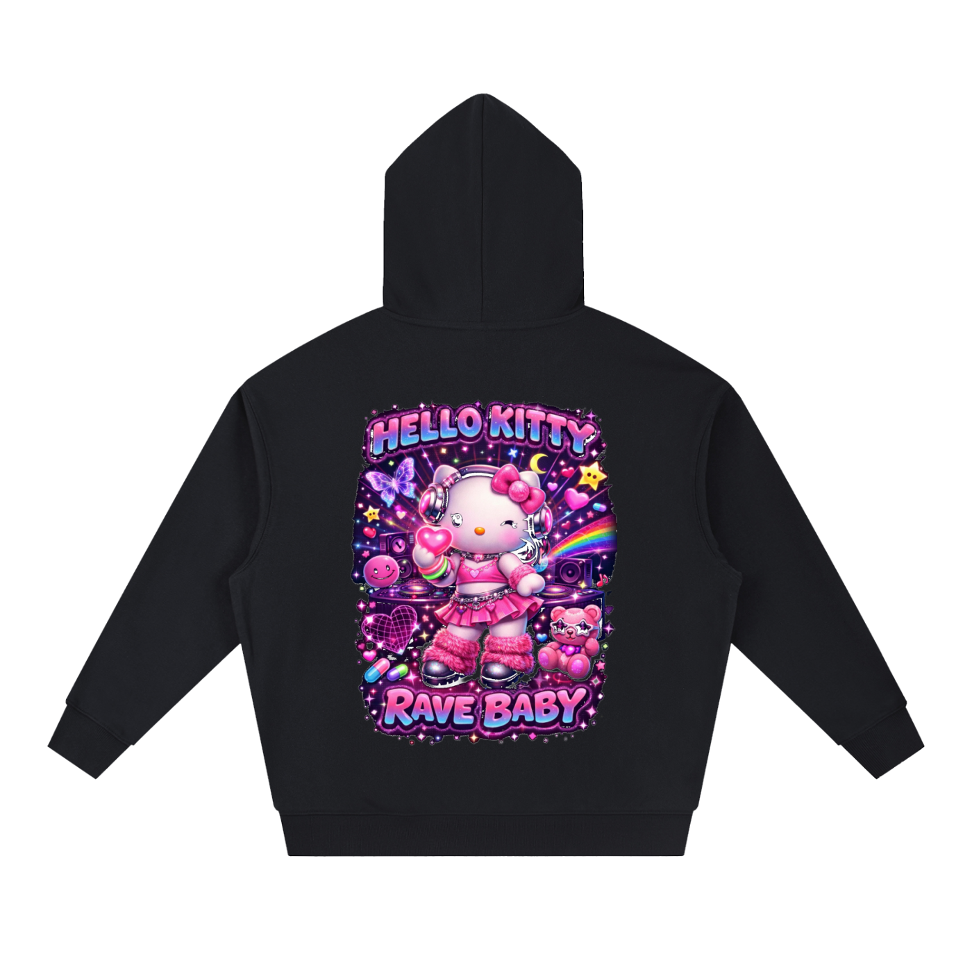 Y2K Rave Baby Hoodie